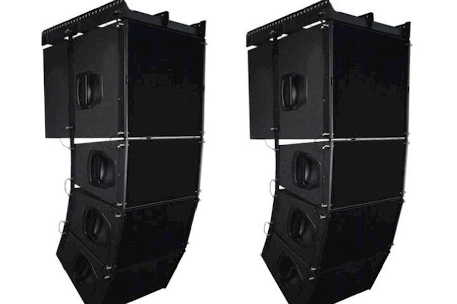 德立信Q1双10寸线阵音响大中小型舞台演出广场移动专业音箱设备