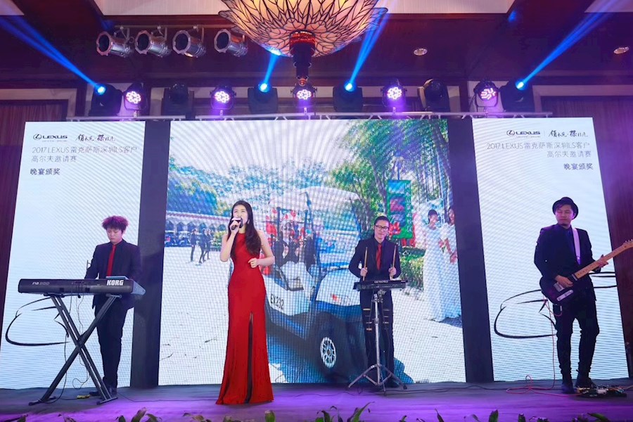 深圳蓝霓乐队演出