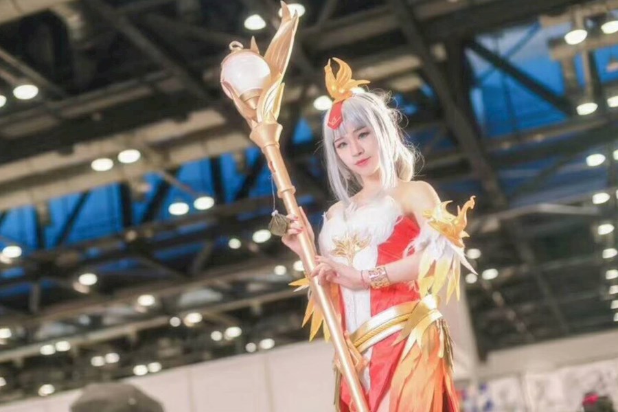 展会展览派对动漫王者荣耀cosplay展示