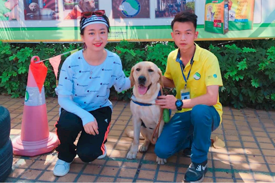 雷米高品牌携手广州导盲犬基地为导盲犬发声直播