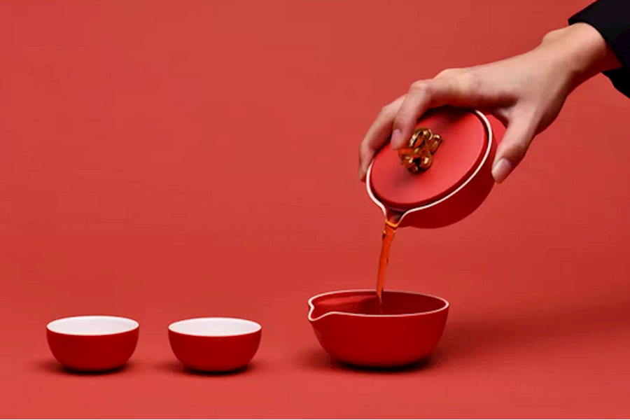 故宫宫廷风茶具，寓意“富贵吉祥”~好美！-微信公众号推广