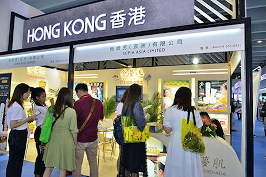 美博会尚妍芳公司金萝肌展位