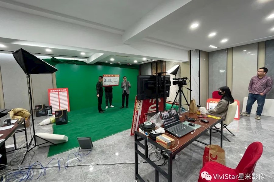 洪泽2023新春直播家装节绿幕抠图带货系列直播丨星米影像案例精彩回顾