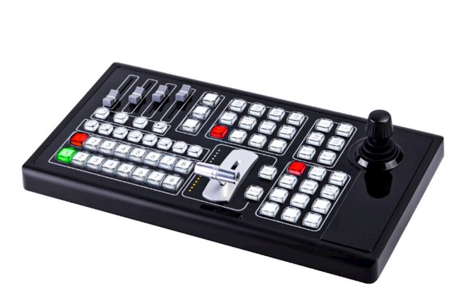 全键盘操控导播台 导播键盘 视频切换台 录播 导播软件外置键盘