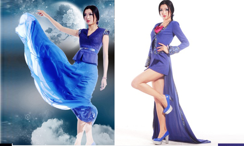 走秀,试衣服,展会活动模特-余晓彤