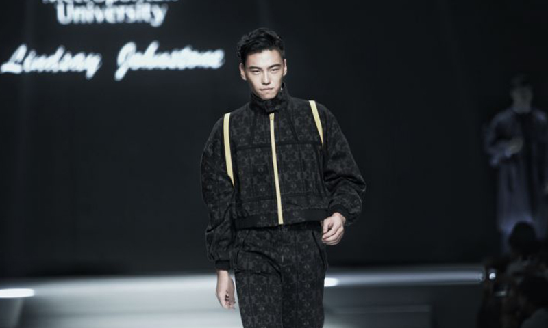 走秀,试衣服,展会活动模特-英建