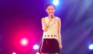 梦之声学员朱倩佳商演