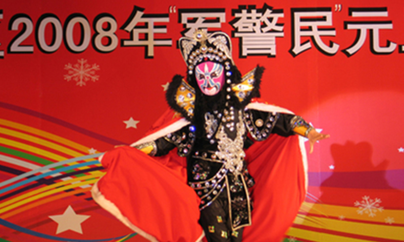 四川变脸表演-母鹏程