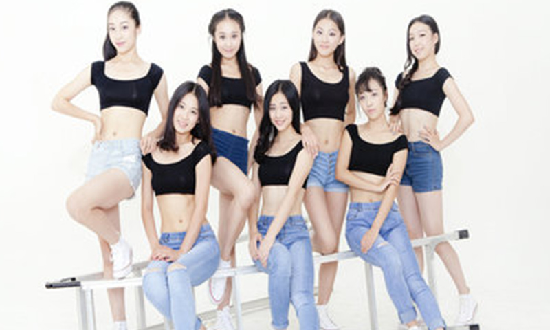 现代舞蹈表演-色彩女孩组合